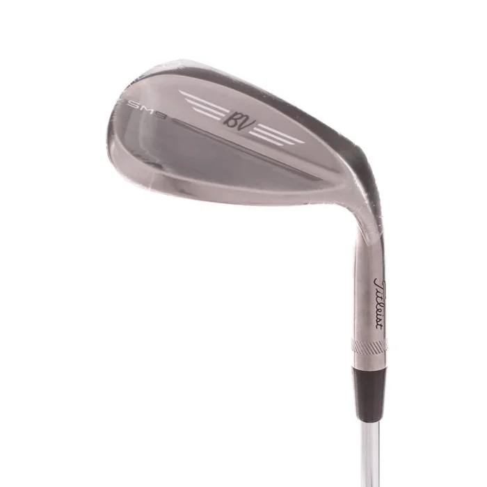 Titleist Vokey SM9 Brushed Steel Steel Men’s Right Lob Wedge 1/2″ Long 60 Degree 10 Bounce F Grind Wedge – BV Vokey Wedge