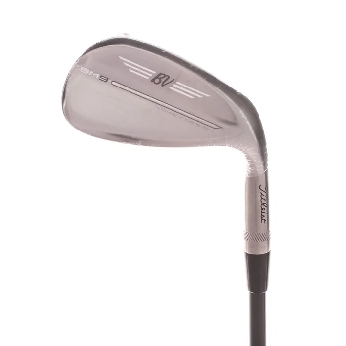 Titleist Vokey SM9 Brushed Steel Steel Men’s Right Sand Wedge 1/2″ Long 54 Degree 10 Bounce S Grind Stiff – Dynamic Gold S400 Black