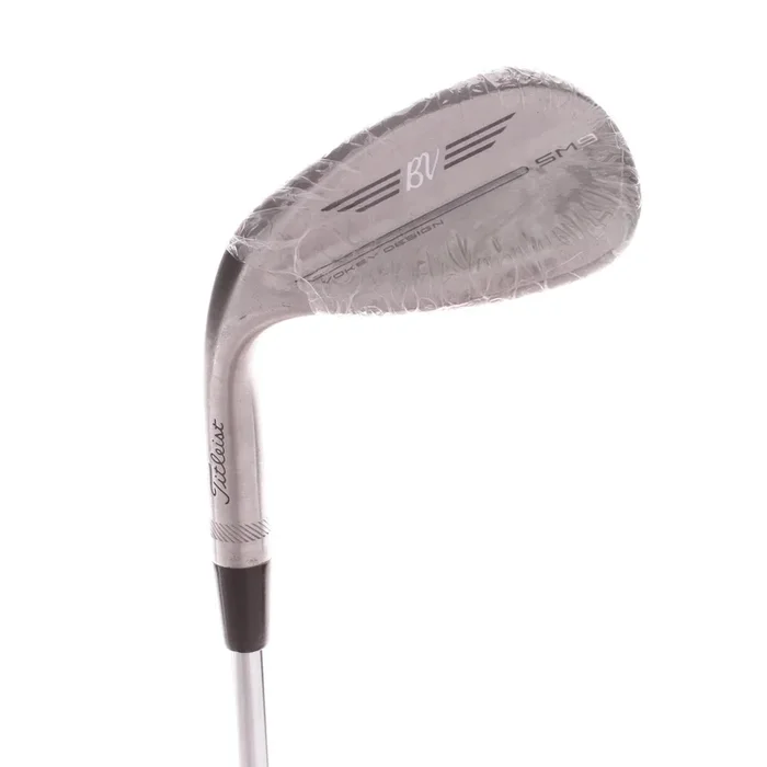Titleist Vokey SM9 RAW Steel Men’s Left Lob Wedge 58 Degree 12 Bounce D Grind Wedge – BV Vokey Wedge