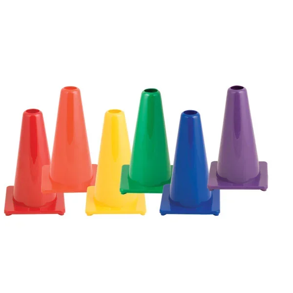 Traffic Cones – 9″ Flexible Vinyl Game Cones