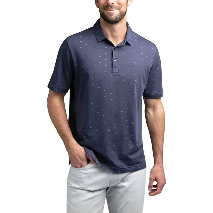 TravisMathew Knock On Wood Golf Polo Mood Indigo – 19 Men