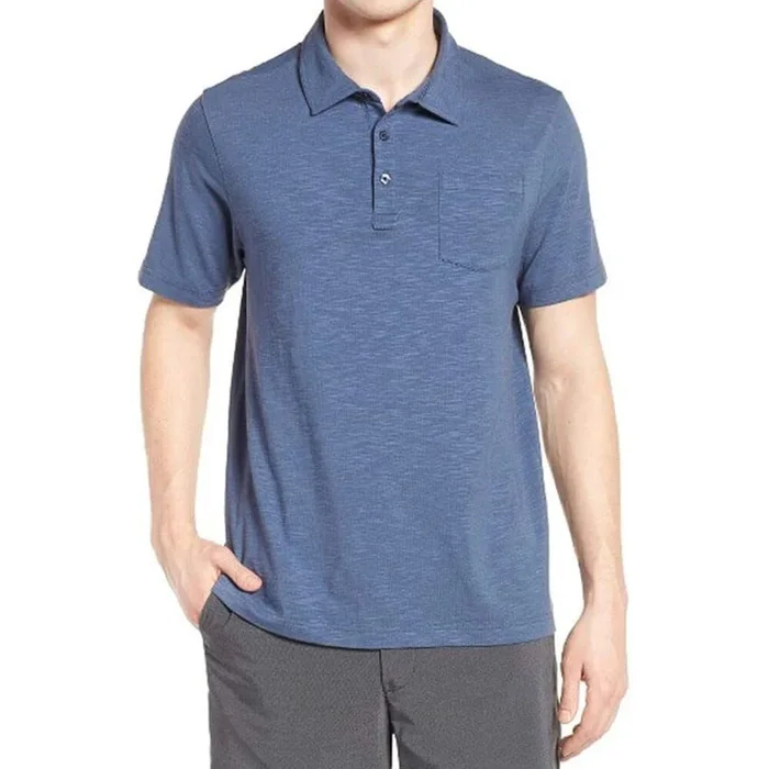 TravisMathew Logan Golf Polo Vintage Indigo – SS17 Men