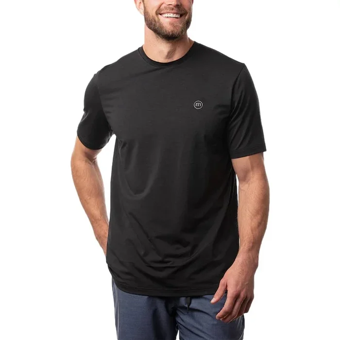 TravisMathew Scenic Vista Active Tee Golf T-Shirt Black – 23 Men