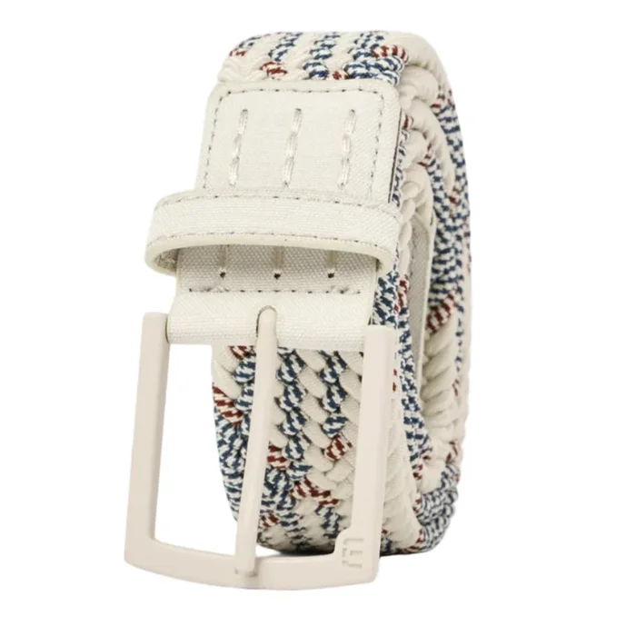 TravisMathew Time Zoned Stretch Woven Belt – Birch