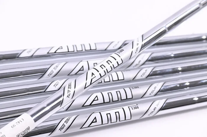 True Temper AMT Tour White S300 Iron Shafts / Stiff Flex / Set of 6 / .355 Tip