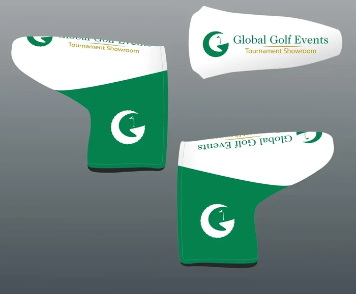 Two Tone Velcro Closure Golf Putter Cover