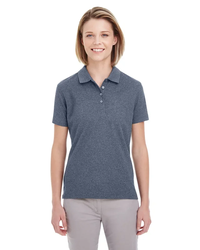 UltraClub Ladies’ Heathered Piqué Polo