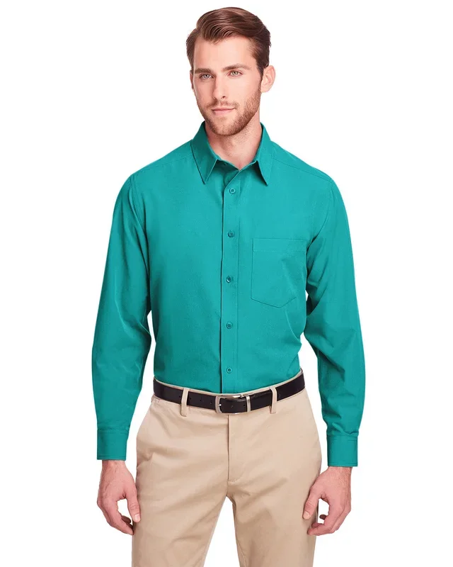 UltraClub Men’s Bradley Performance Woven Shirt