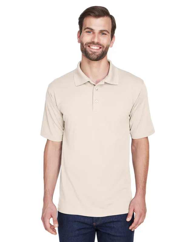 UltraClub Men’s Cool & Dry Mesh Piqué Polo