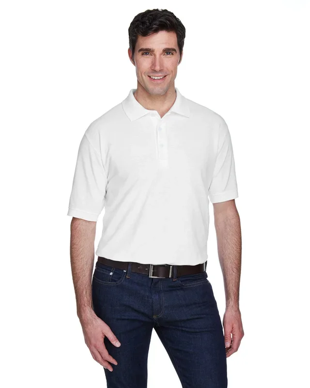 UltraClub Men’s Whisper Piqué Polo