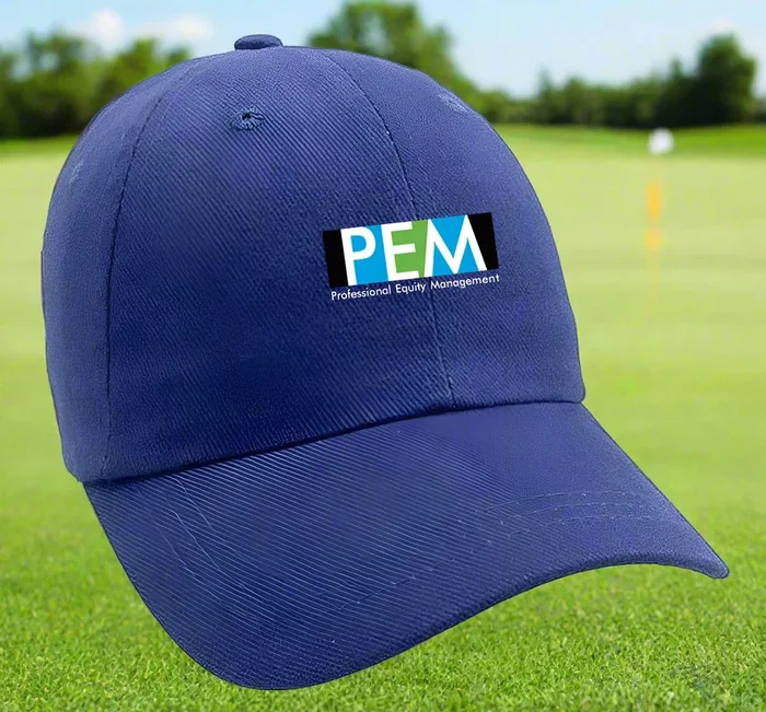 Unconstructed Heavy Brush Cotton Golf Cap Embroidered with Your Logo