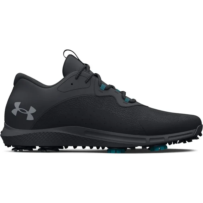 Under Armour Charged Draw 2 Wide Fit Waterproof Spiked Shoes – Black/Steel