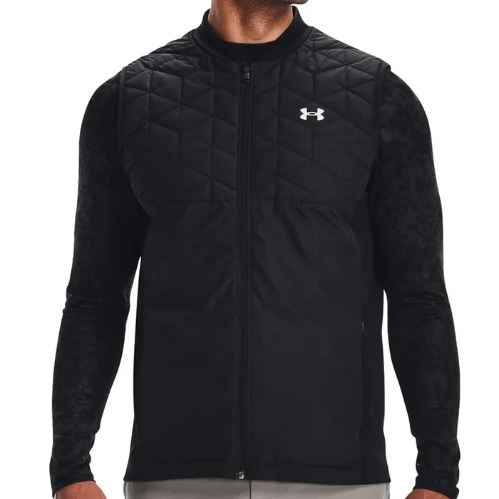 Under Armour ColdGear Reactor Golf Vest – Black/Reflective