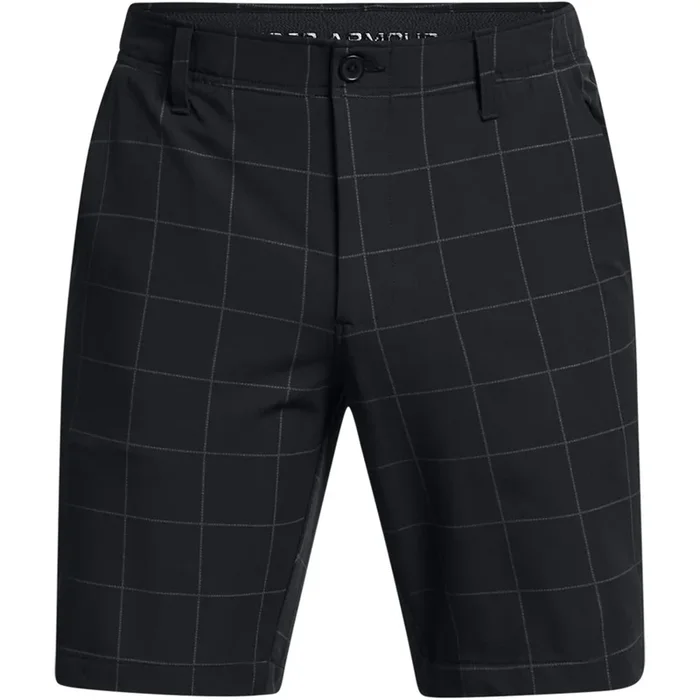 Under Armour Drive Printed Taper Shorts – Black/Anthracite/Halo Gray