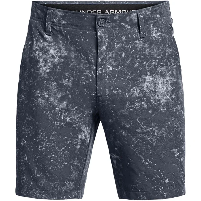 Under Armour Drive Printed Taper Shorts – Downpour Gray/Halo Gray