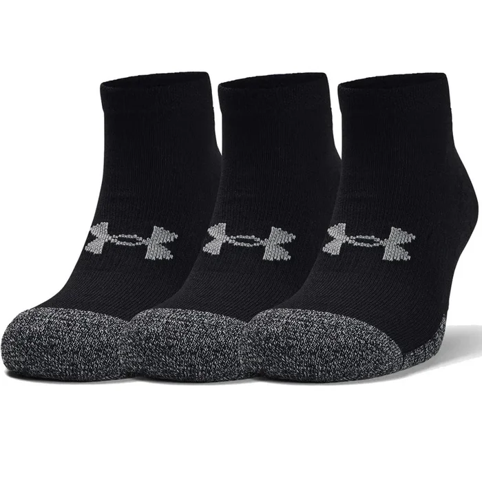 Under Armour Heatgear Low Cut Socks – Black (3 Pack)