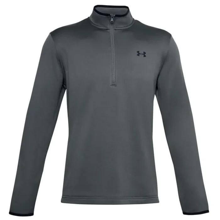 Under Armour Mens Armour Fleece 1/2 Zip – Pitch Grey/Black
