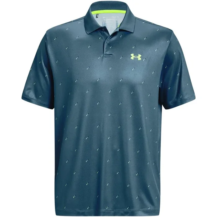 Under Armour Performance 3.0 Deuces Polo Shirt – Static Blue