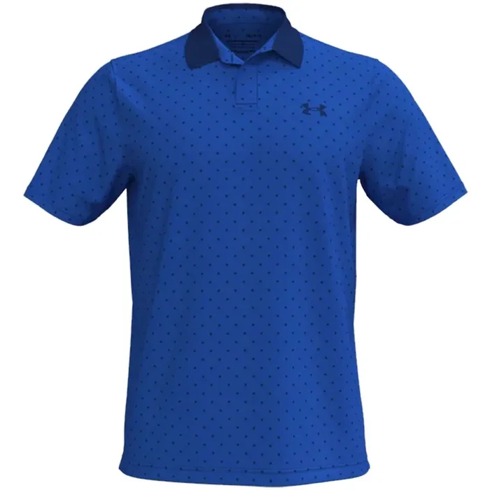 Under Armour Performance Printed Polo Shirt – Versa Blue
