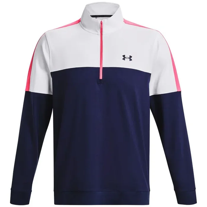Under Armour Storm Midlayer 1/2 Zip Pullover – Midnight Navy/White