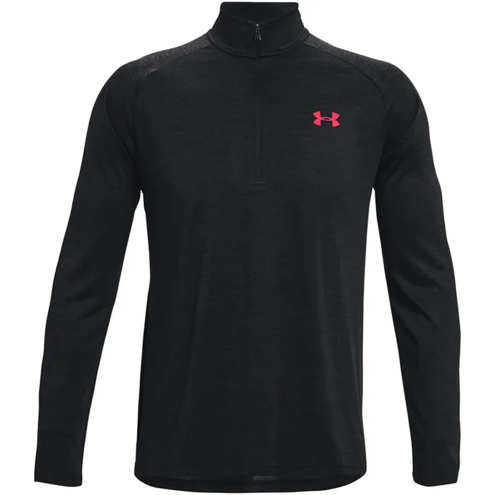 Under Armour Tech 2.0 1/2 Zip Pullover – Black/Red