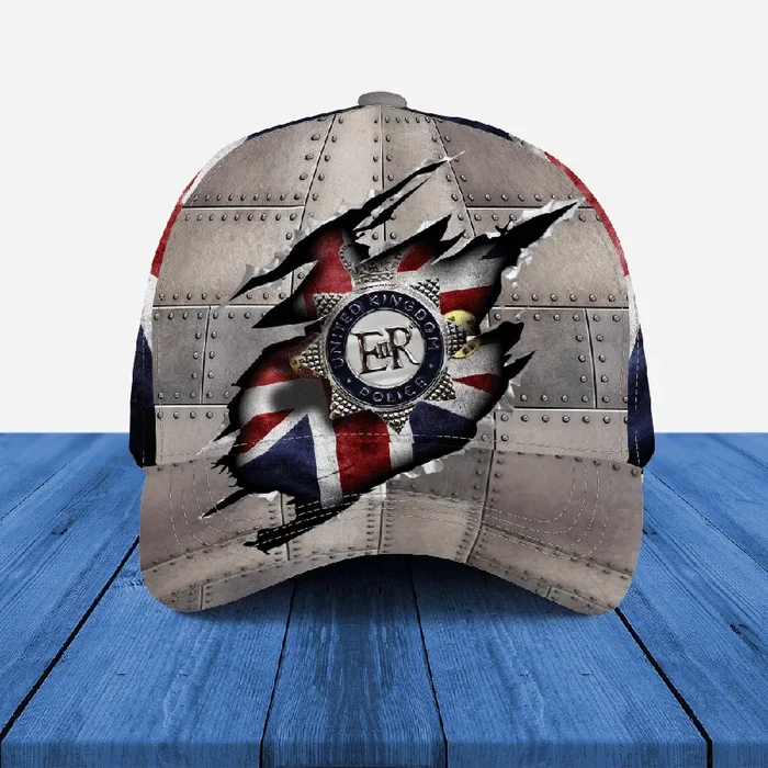 United Kingdom Police Logo And Flag Unisex Cap – Fanshubus.com