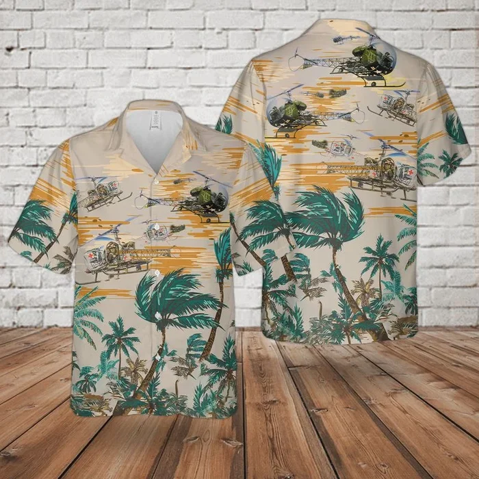 US Army Bell H-13 Sioux Hawaiian Shirt – Fanshubus.com