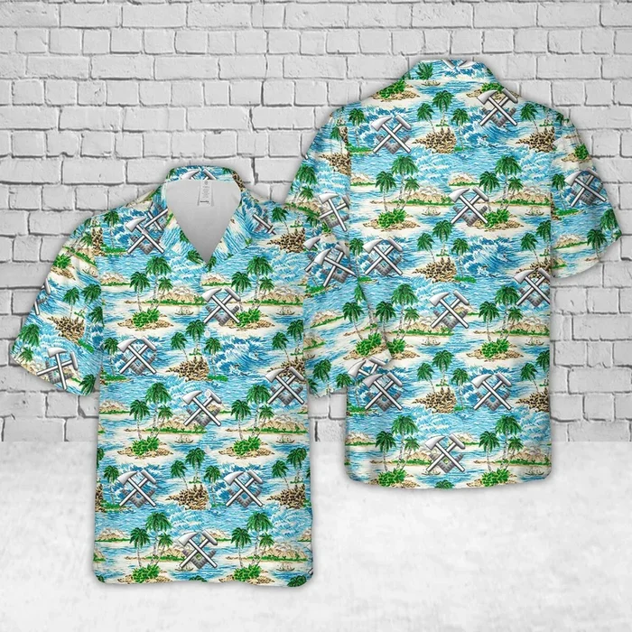 US Navy Hull maintenance technician Hawaiian Shirt – Fanshubus.com