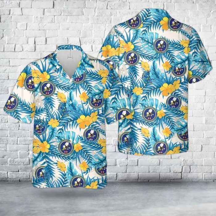 US Navy Naval Mobile Construction Battalion 11 (NMCB 11) Hawaiian Shirt – Fanshubus.com