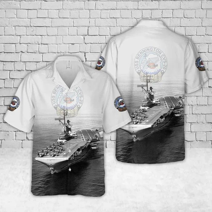 US Navy USS Bennington (CV/CVA/CVS-20) Hawaiian Shirt – Fanshubus.com