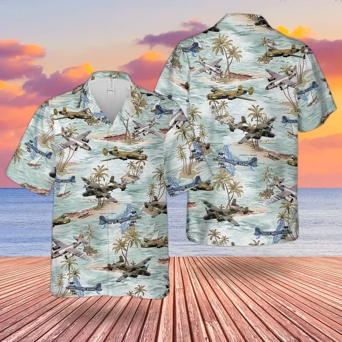 Usa WWII Bombers Aircraft Hawaiian Shirt – Fanshubus.com