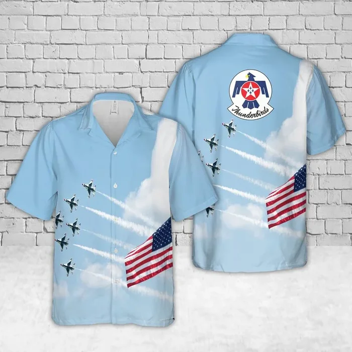 USAF Thunderbirds Air Show Hawaiian Shirt – Fanshubus.com
