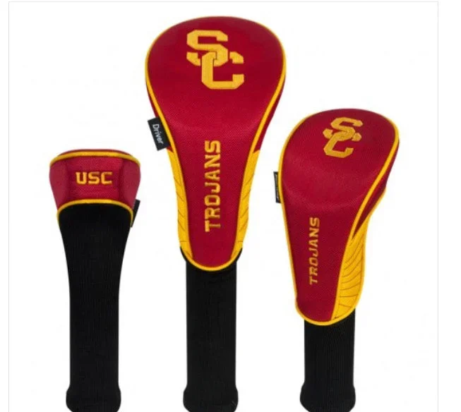 USC Set of 3 Golf Head Covers