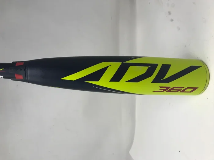 Used 2022 Easton ADV 360 -11 USA Baseball Bat Black/Yellow/Red In Wrapper 27/16