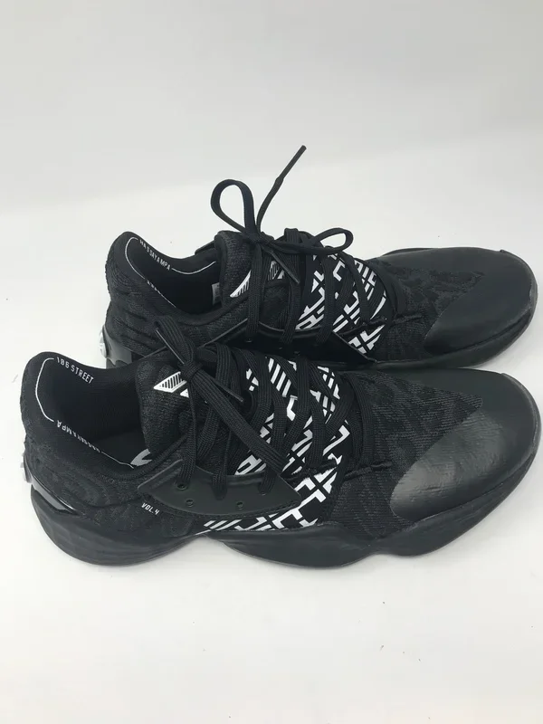 Used Adidas Harden Vol 4 Men’s Sz 10.5 Basketball Shoe Black/White