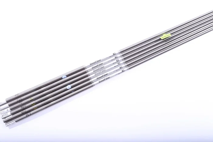 Used Aerotech Steelfiber I95 Cw Stiff Graphite Iron Shaft Set 34.75″ – 37.5″