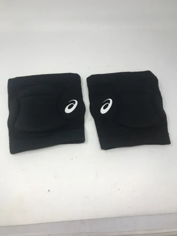 Used ASICS Setter Knee Pad Adult Black/White OSFA 7 Inch Sleeve ZD1739-01