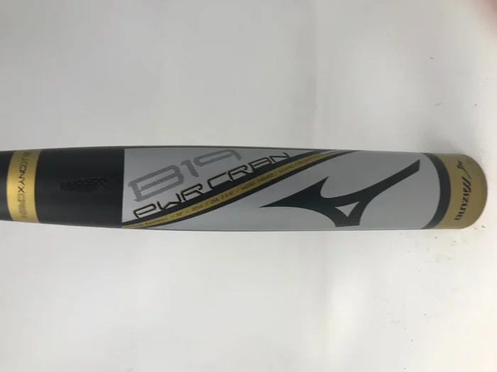 Used BARELY Mizuno B19 Power Carbon 30/20 340485 USA Little LeagueBat Black/Gold