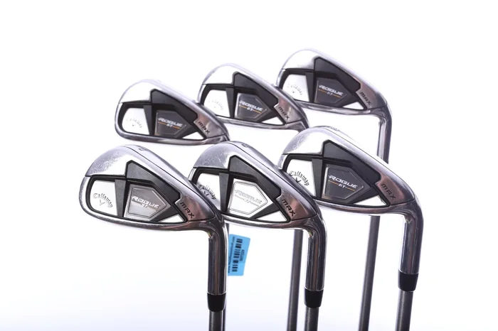 Used Callaway Rogue ST MAX Iron Set – Right-Handed – 5-PW – Regular Flex