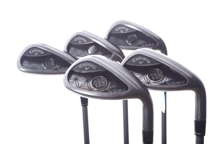 Used Callaway Solaire Combo Iron Set – Right-Handed – 7-PW, SW – Ladies Flex