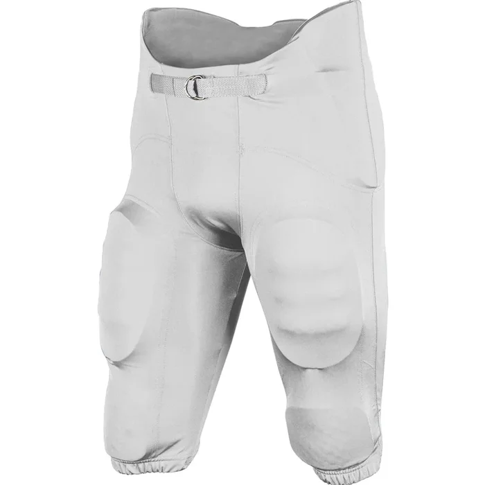 Used Champro Adult Terminator-2 Integrated Football Pants – White – XLarge
