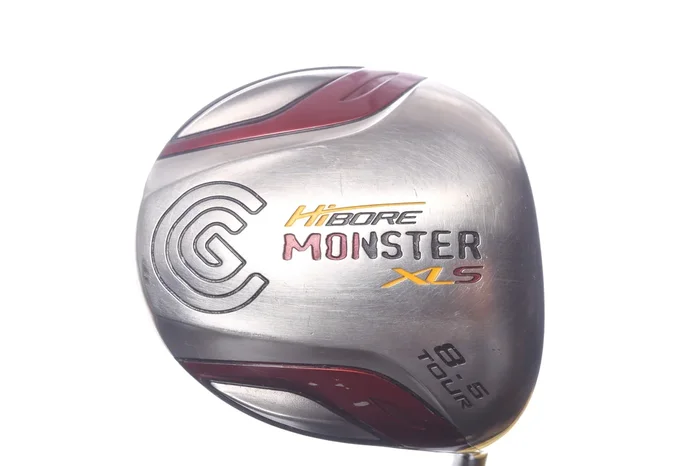 Used Cleveland HiBore Monster XLS Tour Driver – 9.5 Degrees – Stiff Flex Fujikura FIT-ON M RED – Right-Handed