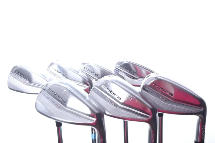 Used Cobra King Forged TEC One Length 2022 Iron Set – Right-Handed – 5-PW,GW – Stiff Flex