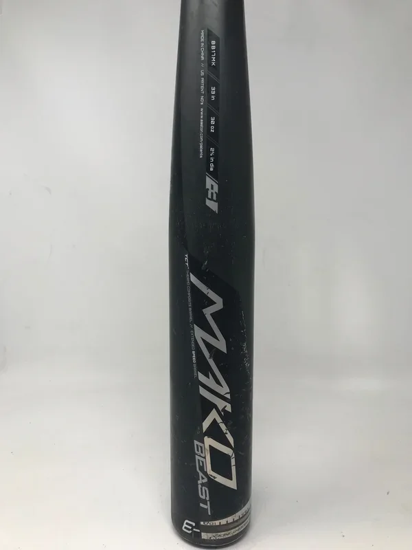 Used Easton BB17MK 33/30 Mako Beast Baseball Bat 2 5/8″Black/Silv
