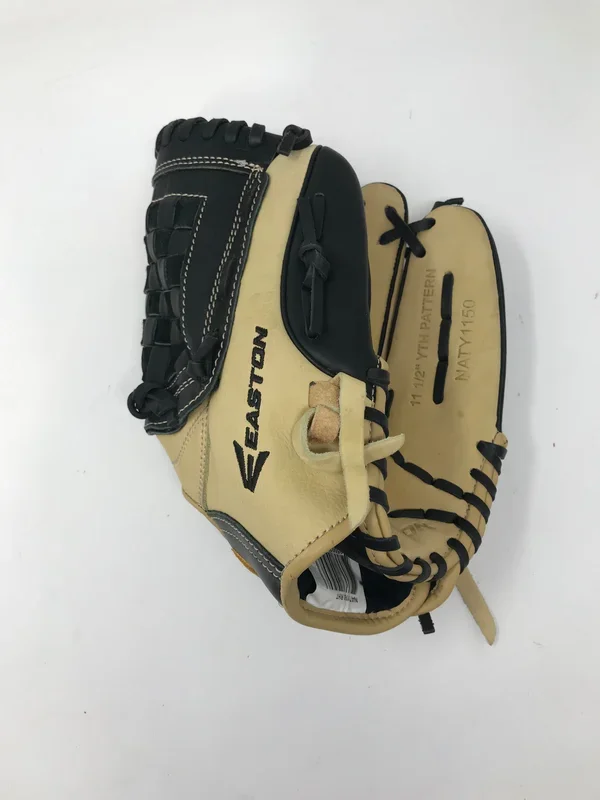 Used Easton Natural Youth 11.5″ NATY1150 RHT Tan/Blk Baseball Glove NWT