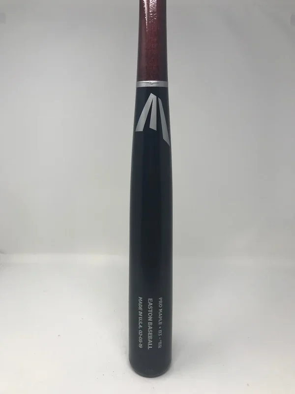 Used Easton Pro Maple 33.5″ Black/Maroon Maple Wood Baseball Bat