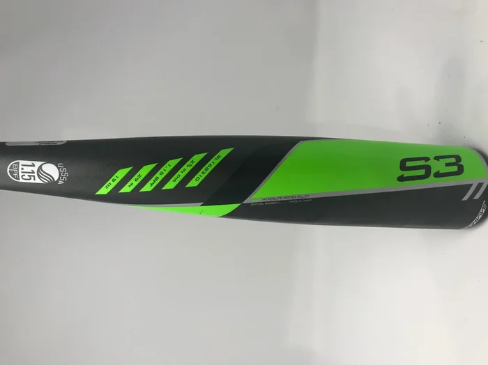 Used Easton S3 SL16S310B 29/19 Senior League Baseball Bat 2 3/4″ Green/Silver