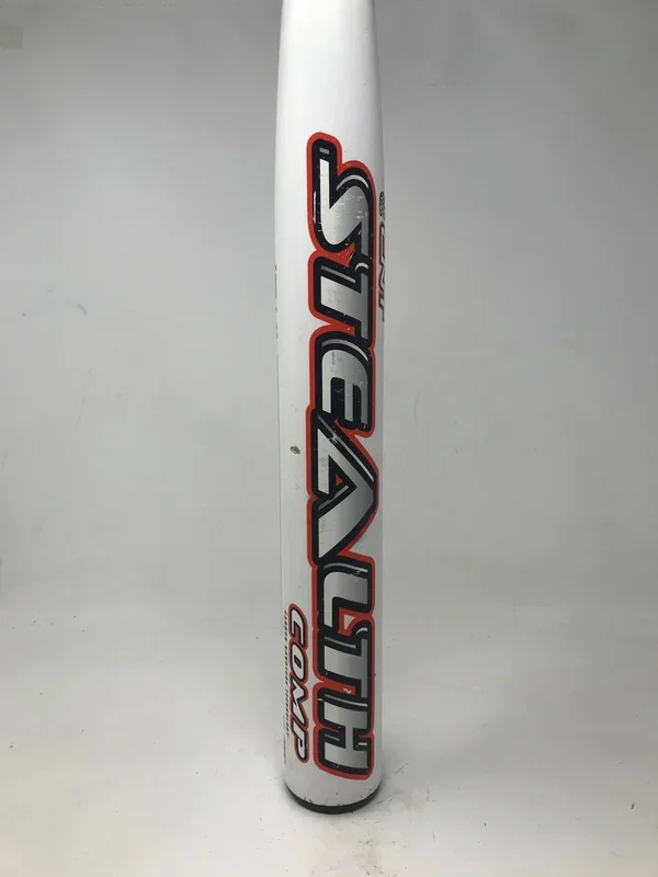 Used Easton Stealth Comp CNT 34/26 Slowpitch Softball Bat White/Orange SCN9