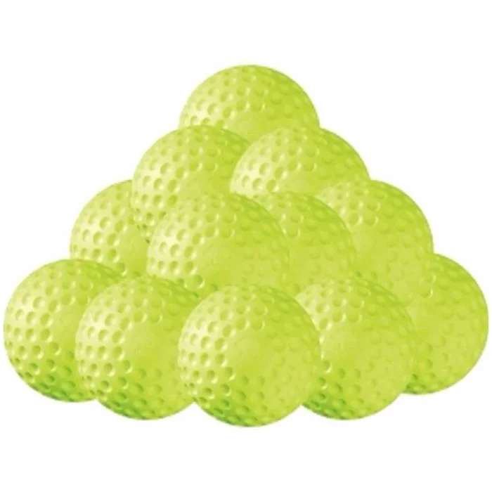 Used Jugs Sports,Sting-Free 11″ Yellow Dimpled Softballs,1 Dozen