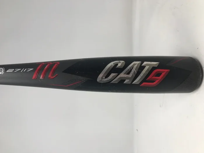 Used Marucci CAT9 USSSA Senior League Baseball Bat, 2 3/4″ 27/17 Black/Red